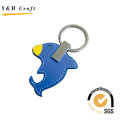 Mushroom Shape and Four - Leaf Clover PU Keyring (Y03392)